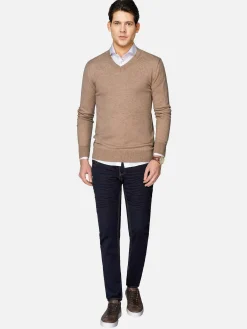 Wam Denim Sweaters|Sweater 76328 Beja Beige
