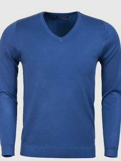 Wam Denim Sweaters|Sweater Bk217-16 Dark Blue