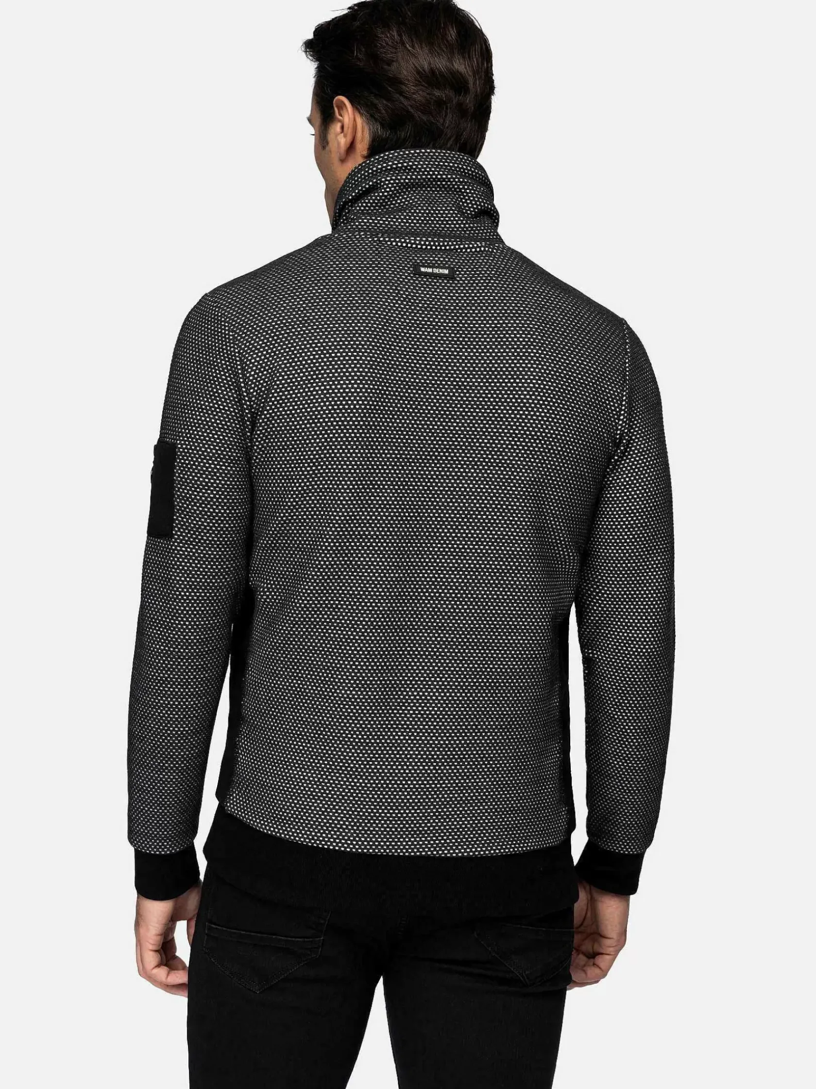 Wam Denim Sweaters|Sweater 76351 Calvan Black