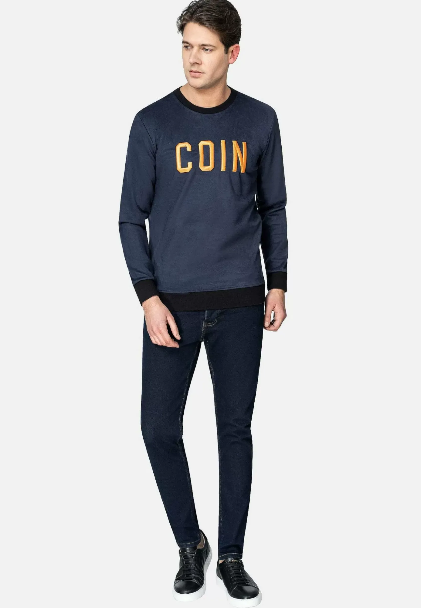 Wam Denim Sweaters|Sweater 86296 Einsiedeln Navy