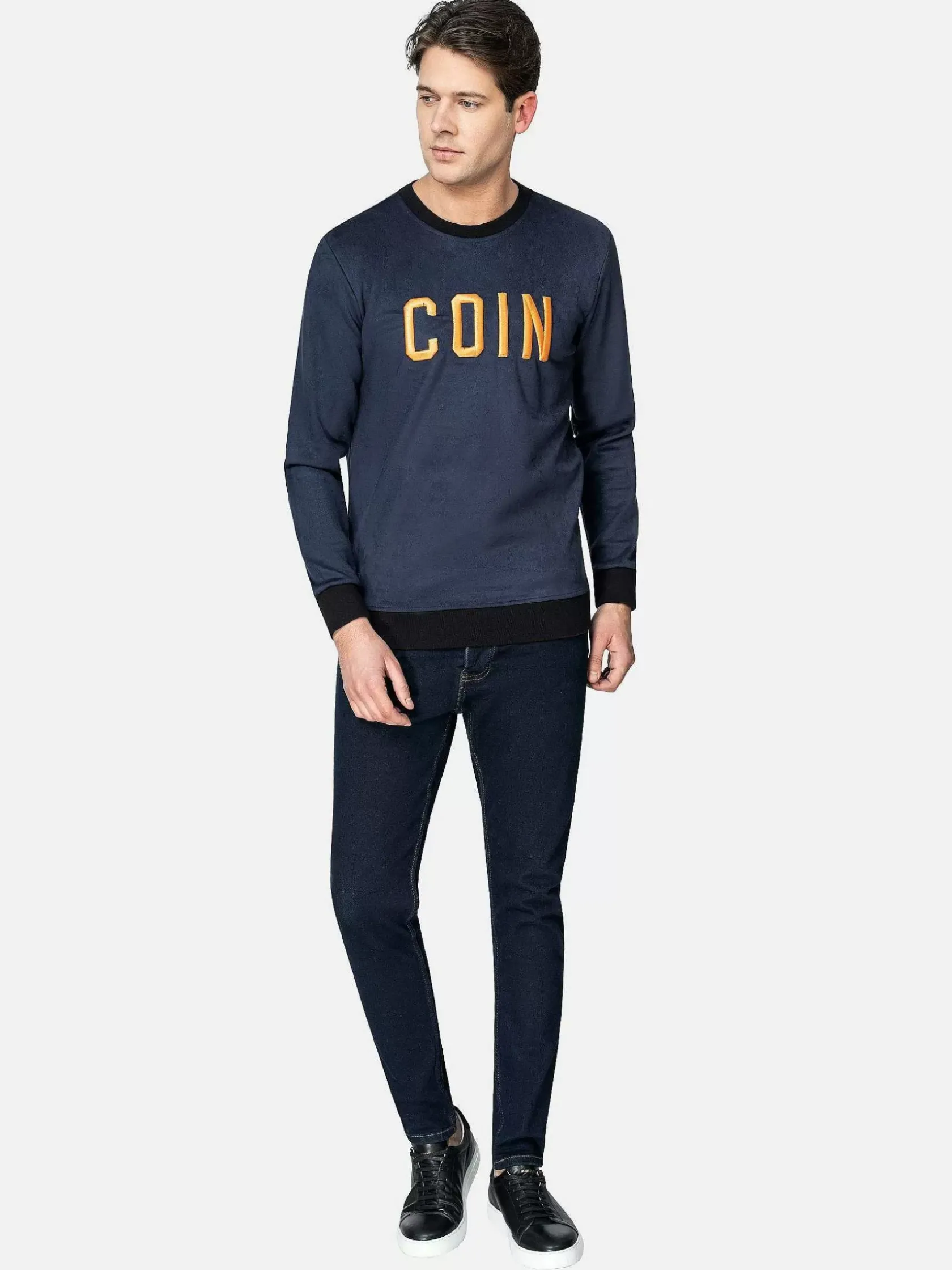 Wam Denim Sweaters|Sweater 86296 Einsiedeln Navy