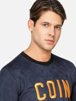 Wam Denim Sweaters|Sweater 86296 Einsiedeln Navy