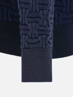 Wam Denim Sweaters|Sweater 76363 Florida Navy