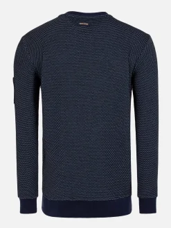 Wam Denim Sweaters|Sweater 76330 Foyel Navy
