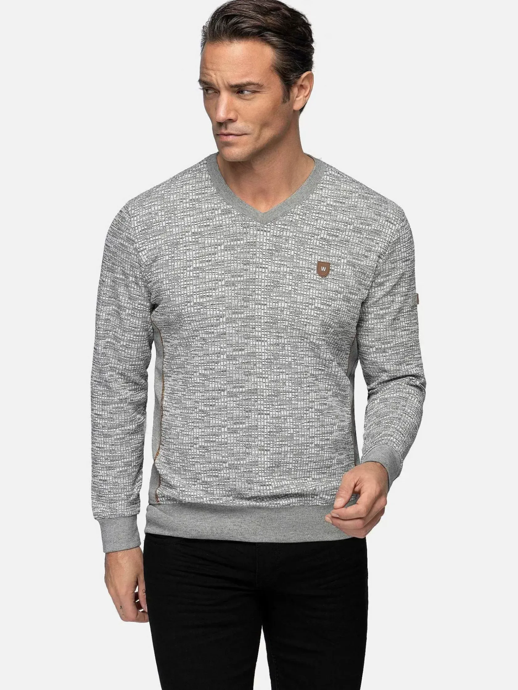 Wam Denim Sweaters|Sweater 76364 Hetfield Grey