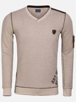 Wam Denim Sweaters|Sweater 76250 Horgen Beige