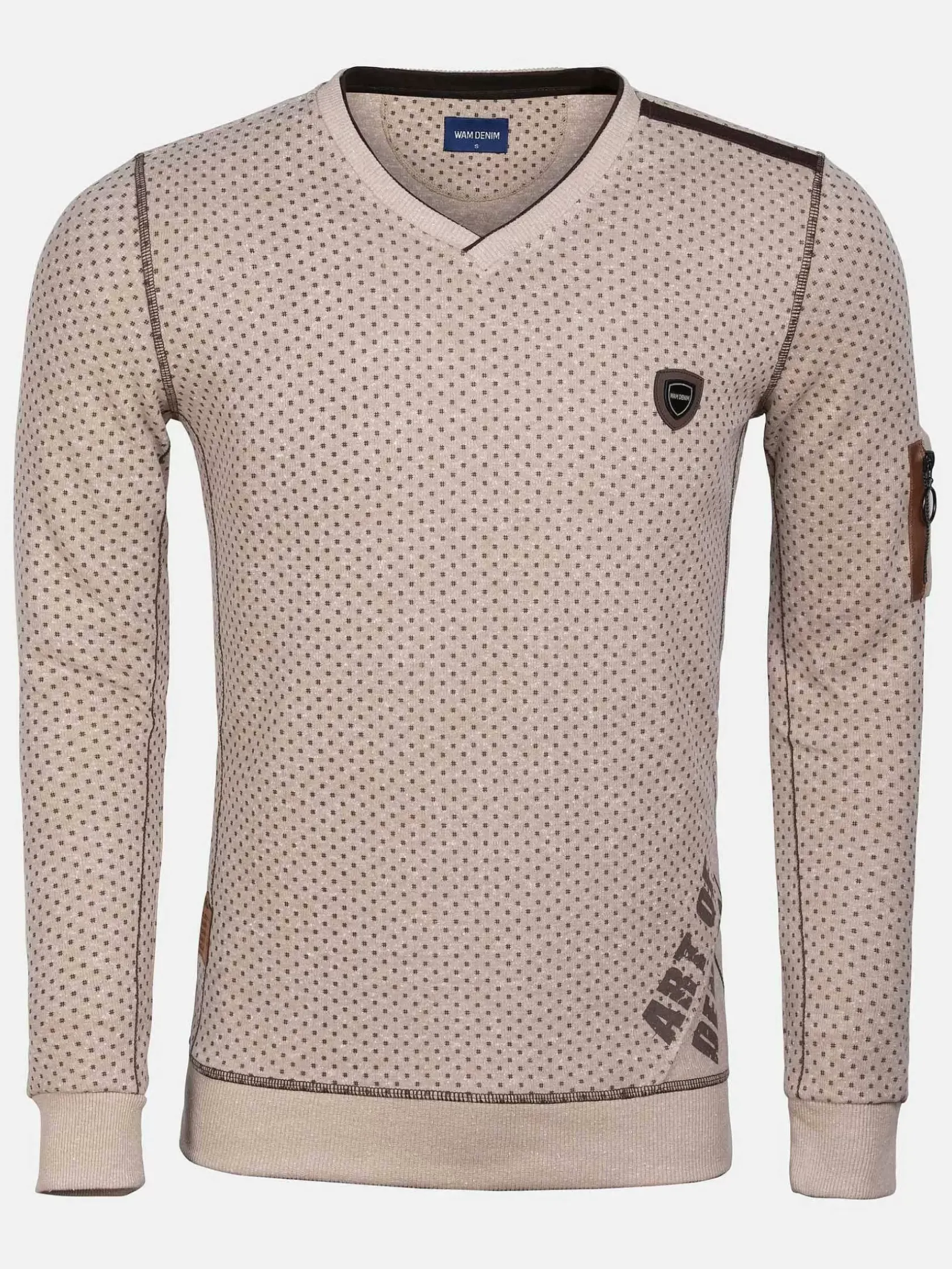 Wam Denim Sweaters|Sweater 76250 Horgen Beige