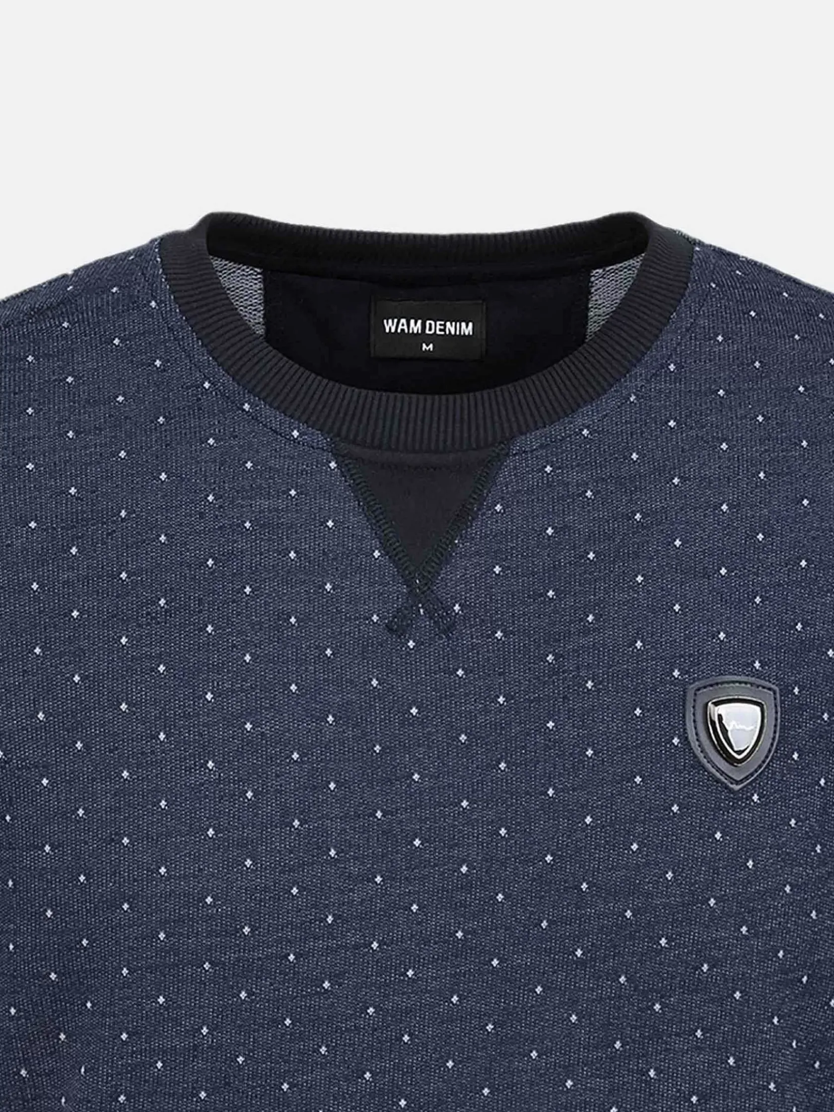 Wam Denim Sweaters|Sweater 76266 Kansas City Navy