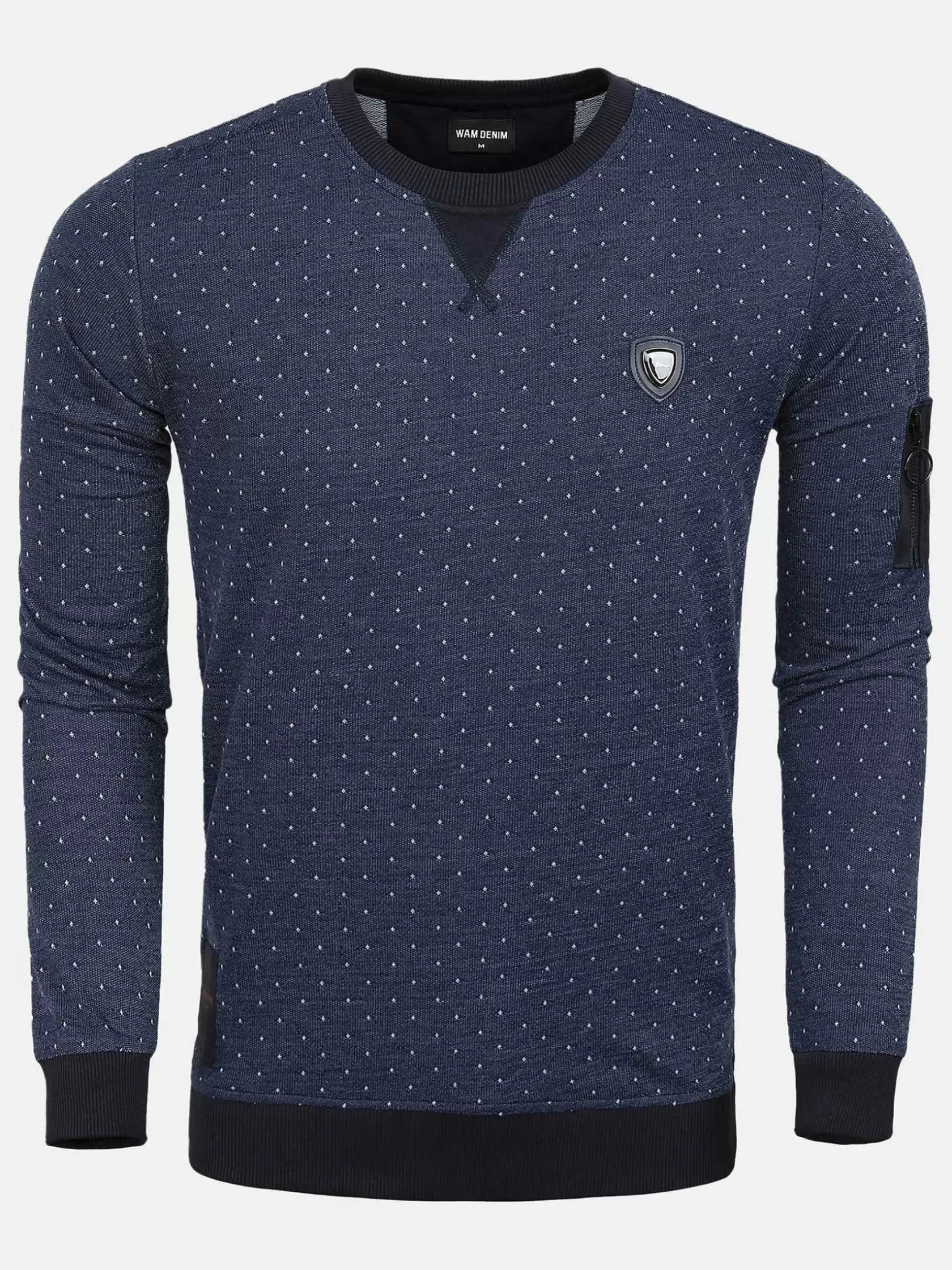 Wam Denim Sweaters|Sweater 76266 Kansas City Navy