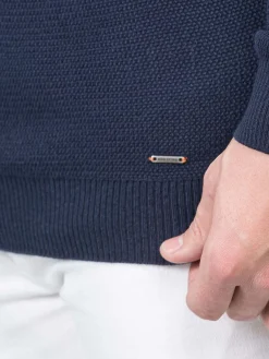 Wam Denim Sweaters|Sweater 76282 La Sarraz Navy
