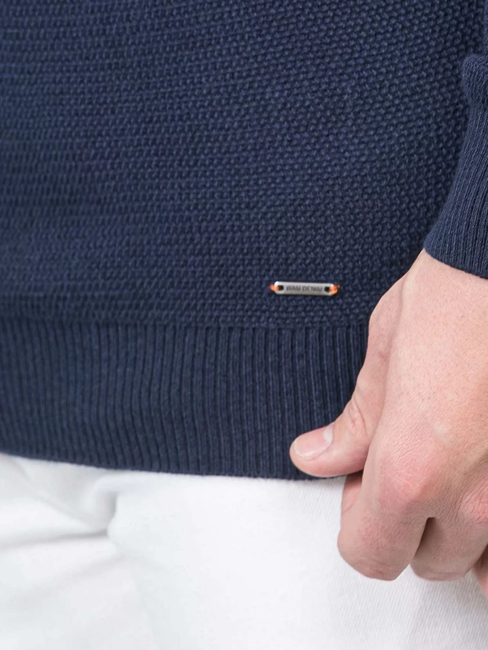 Wam Denim Sweaters|Sweater 76282 La Sarraz Navy