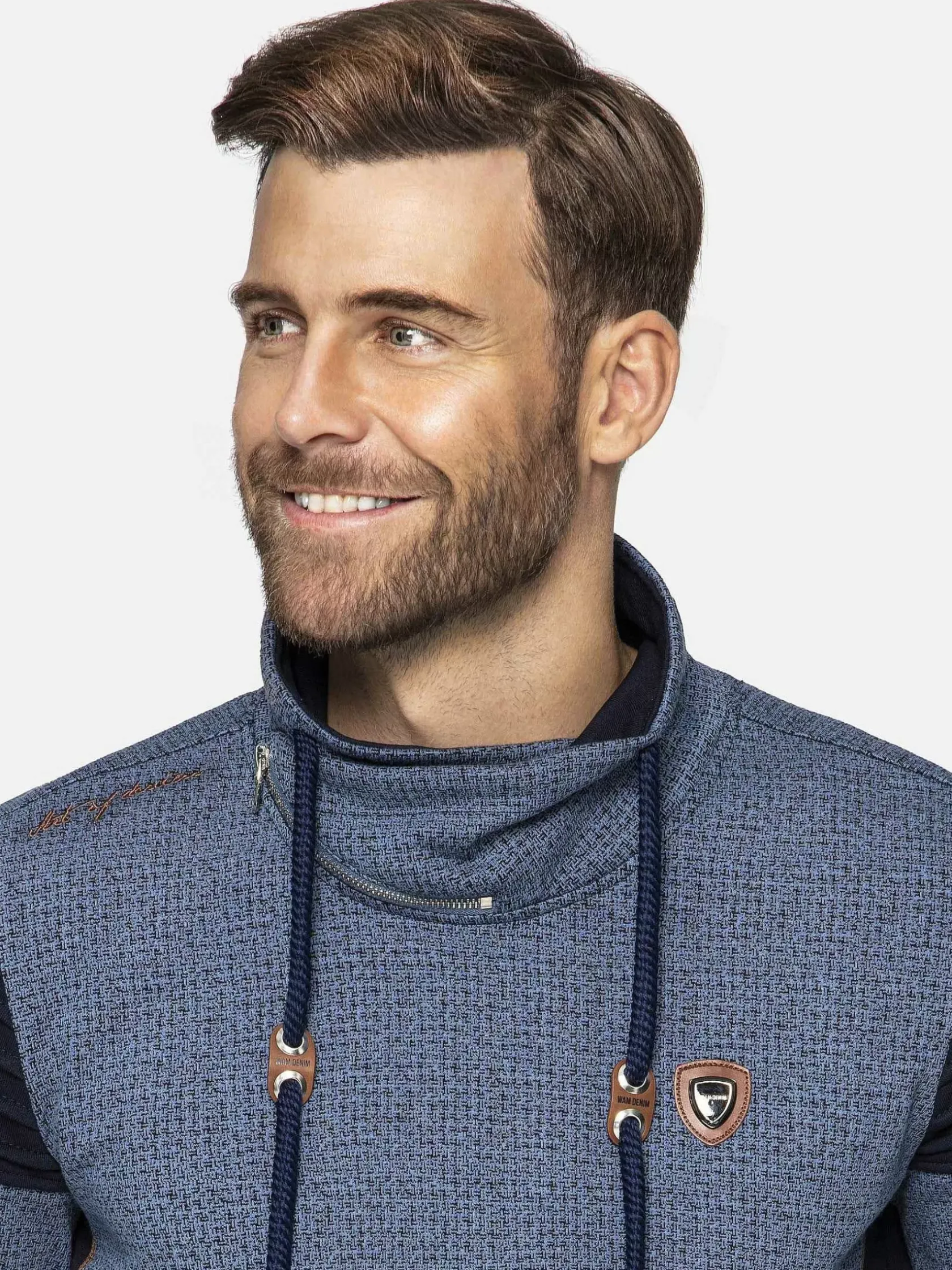 Wam Denim Sweaters|Sweater 76359 Newton Indigo
