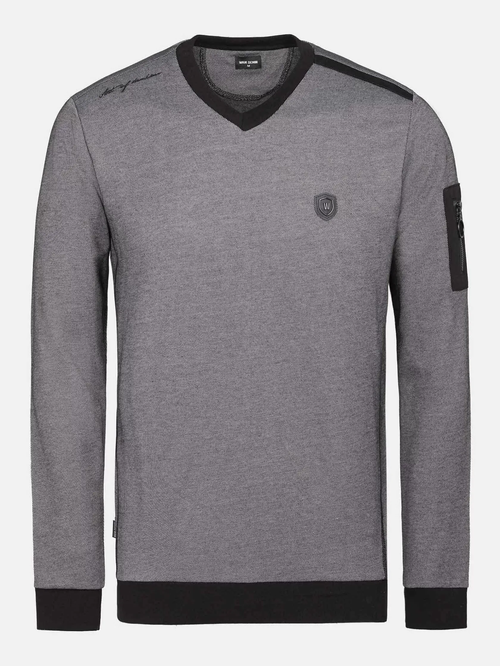 Wam Denim Sweaters|Sweater 76294 Pajara Stone Anthracite
