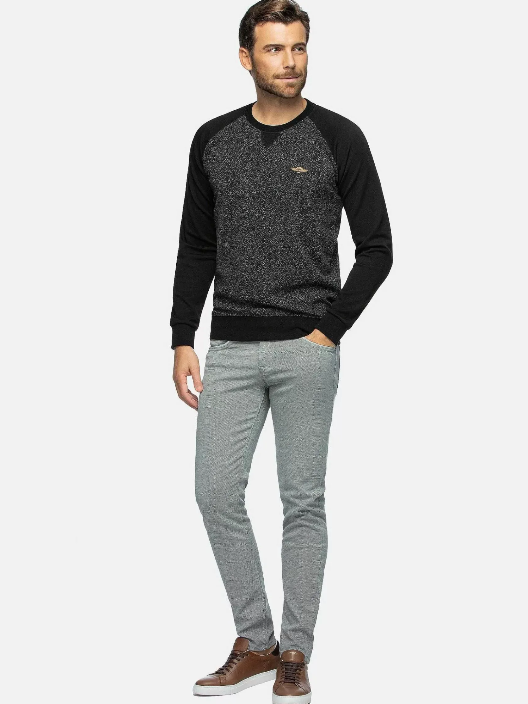 Wam Denim Sweaters|Sweater 76350 Pelada Black