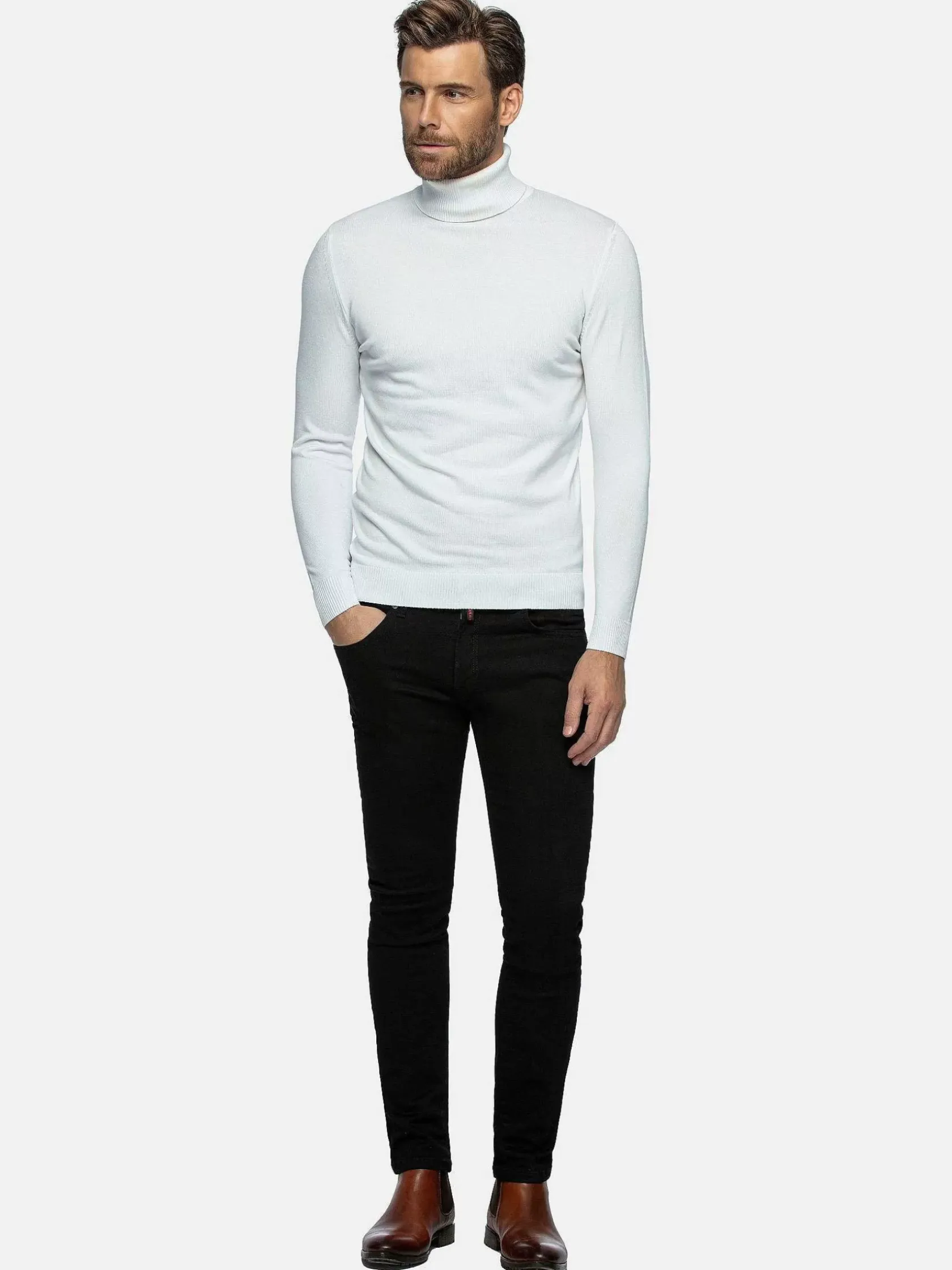 Wam Denim Sweaters|Sweater 76344 Reinel Off White