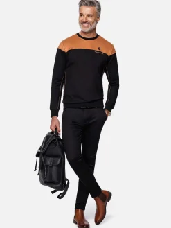 Wam Denim Sweaters|Sweater 76374 Sedona Peru Black