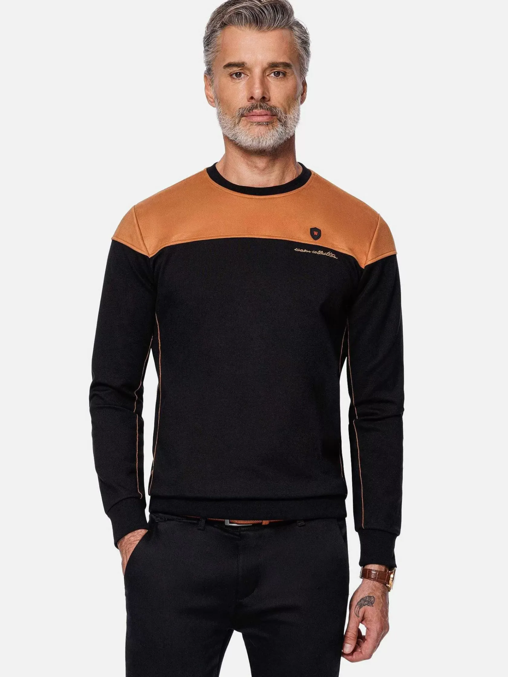 Wam Denim Sweaters|Sweater 76374 Sedona Peru Black