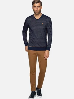 Wam Denim Sweaters|Sweater 76338 Stavanger Navy