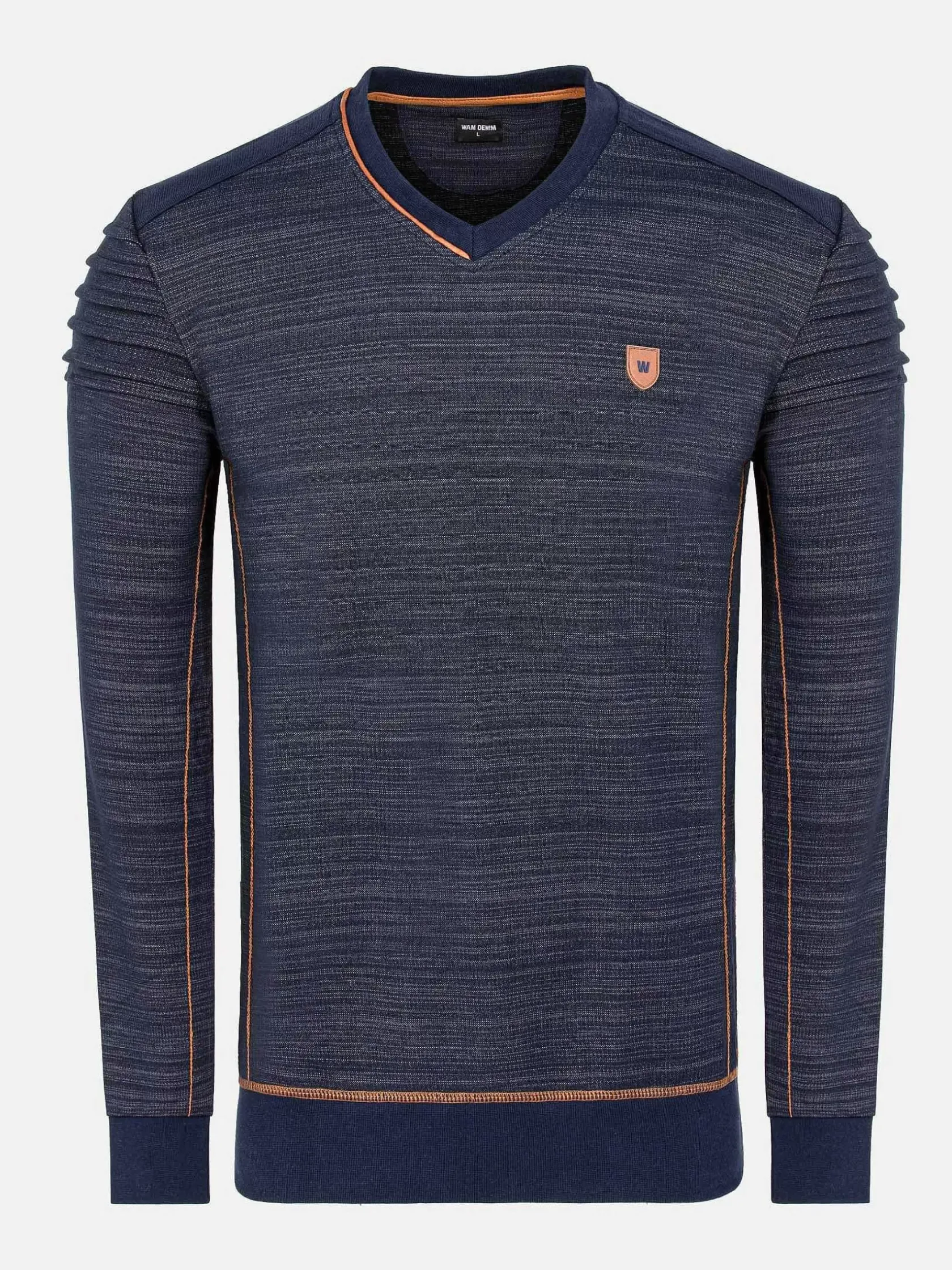 Wam Denim Sweaters|Sweater 76338 Stavanger Navy