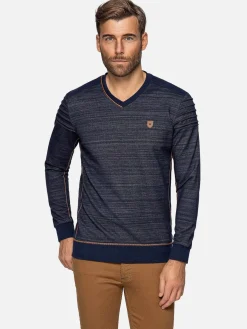Wam Denim Sweaters|Sweater 76338 Stavanger Navy