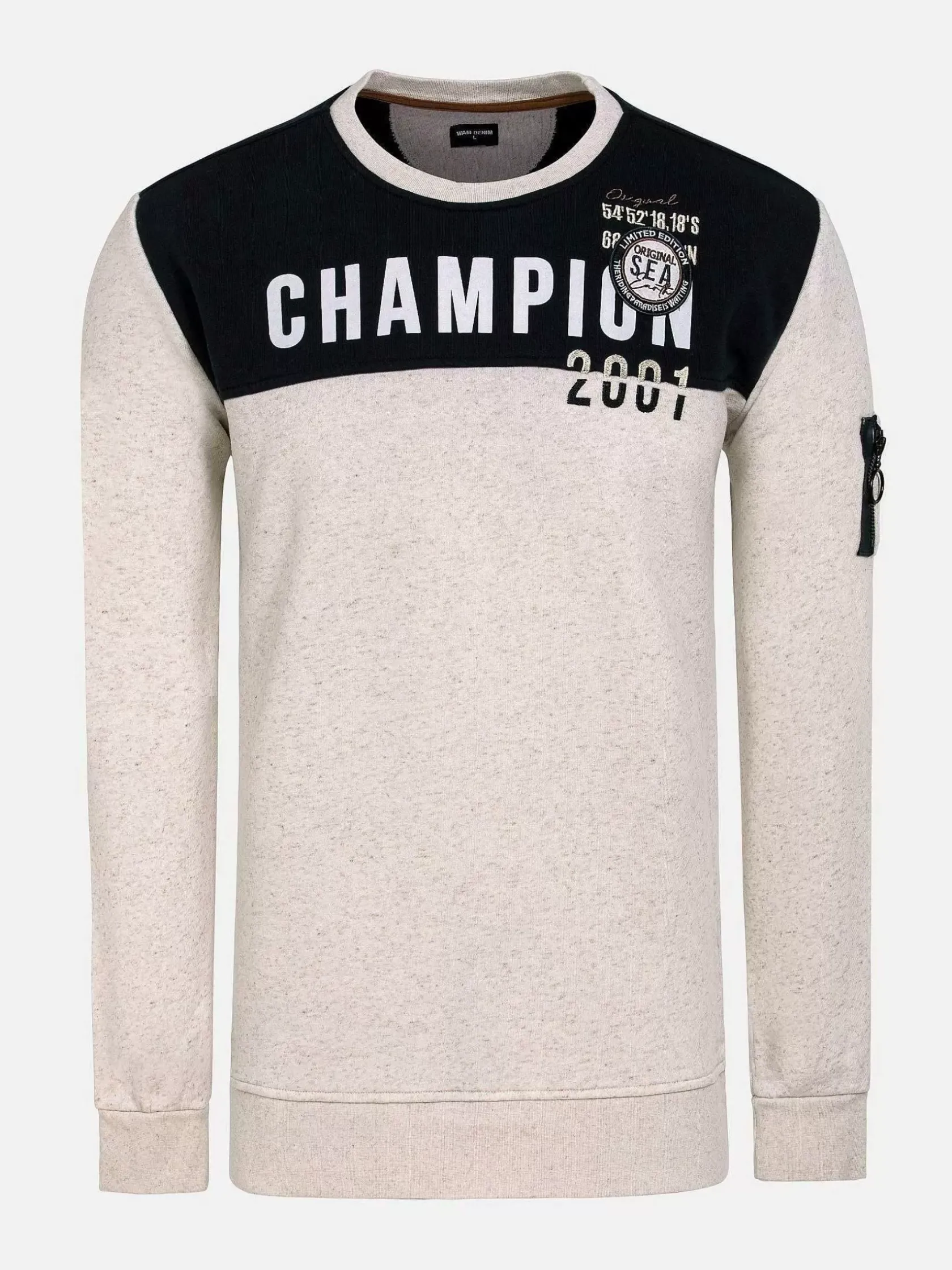 Wam Denim Sweaters|Sweater 76332 Sumar Beige