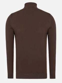 Wam Denim Sweaters|Sweater 76345 Yard Brown