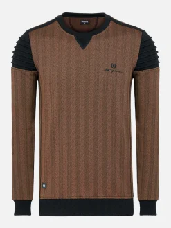 Wam Denim Sweaters|Sweater 76339 Zaire Brown