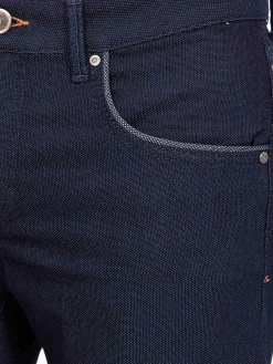 Wam Denim Jeans|Swindon Stretch Slim Fit Dark Navy Jeans