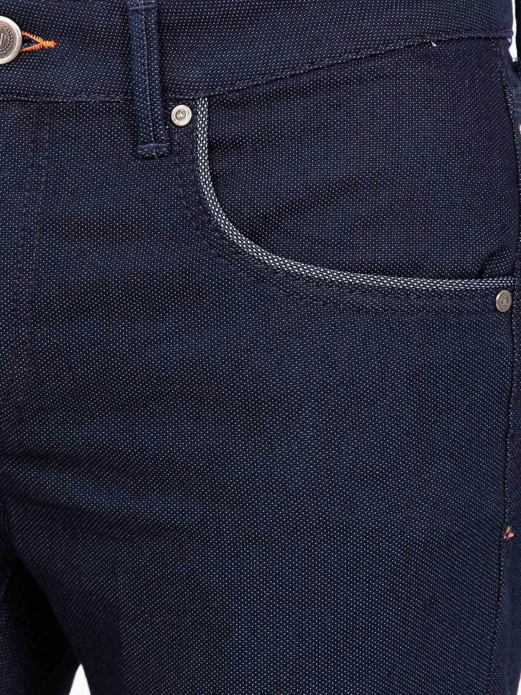 Wam Denim Jeans|Swindon Stretch Slim Fit Dark Navy Jeans