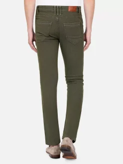 Wam Denim Jeans|Swindon Stretch Slim Fit Khaki Jeans