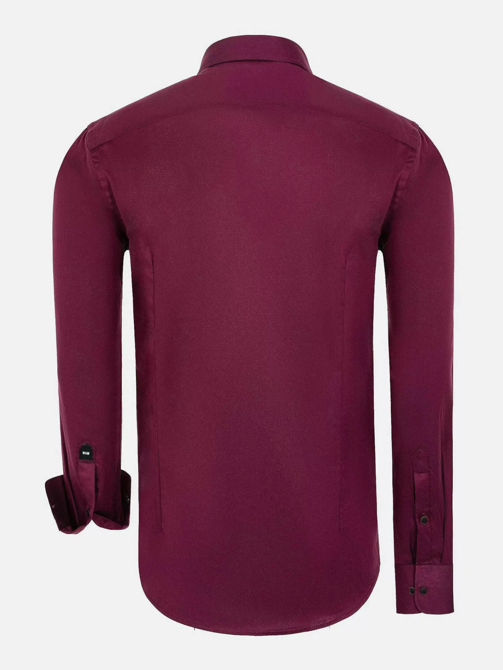Wam Denim Overhemd Lange Mouwen|Tempesta Plain Cotton Purple Overhemd Lange Mouw