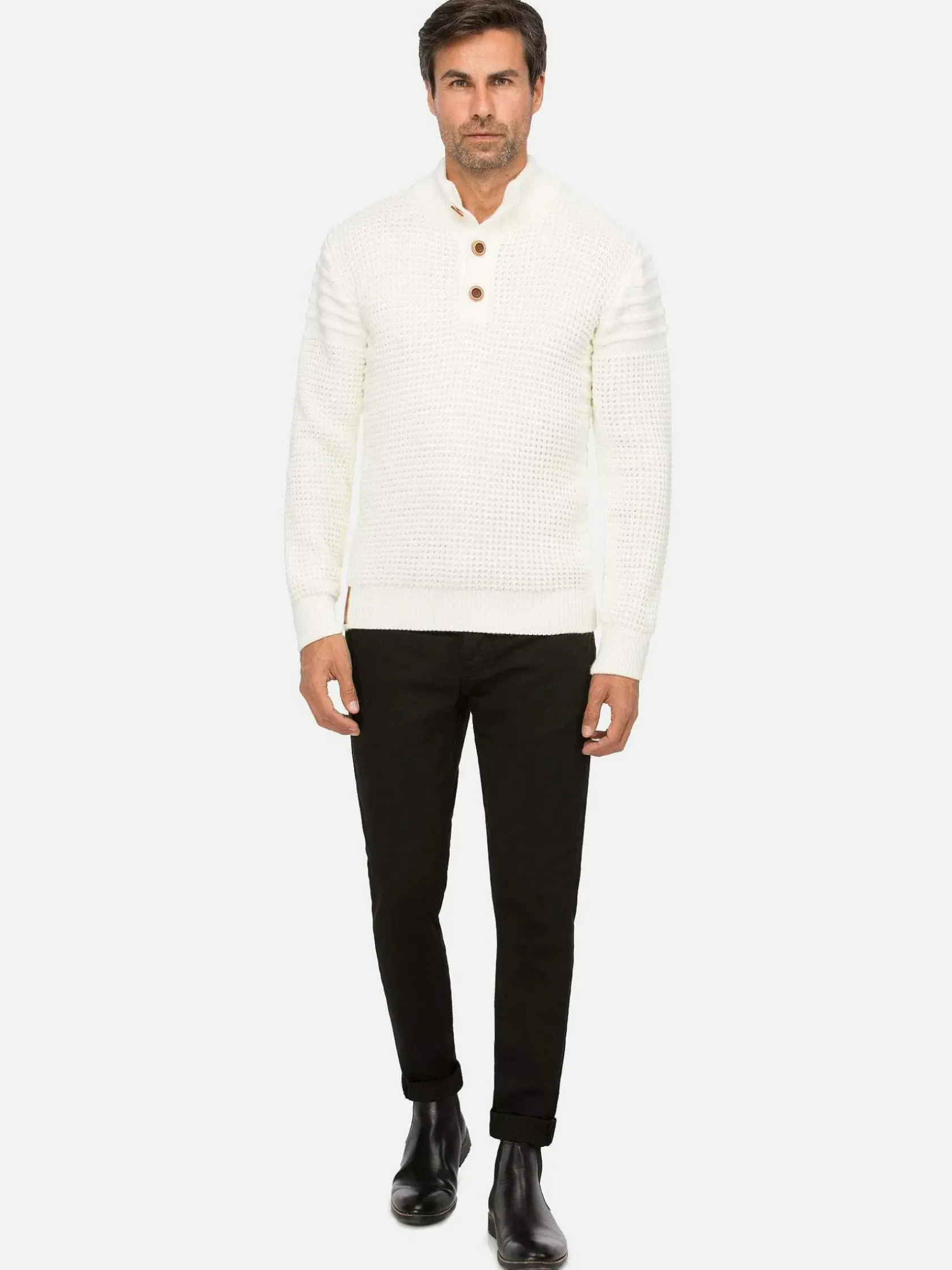 Wam Denim Truien|Truien 77529 Beech Off White