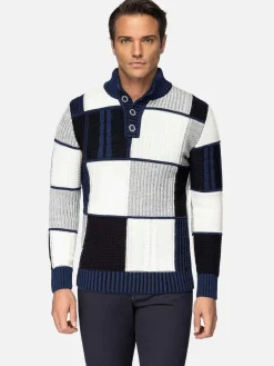 Wam Denim Truien|Truien 77542 Cambridge Navy White