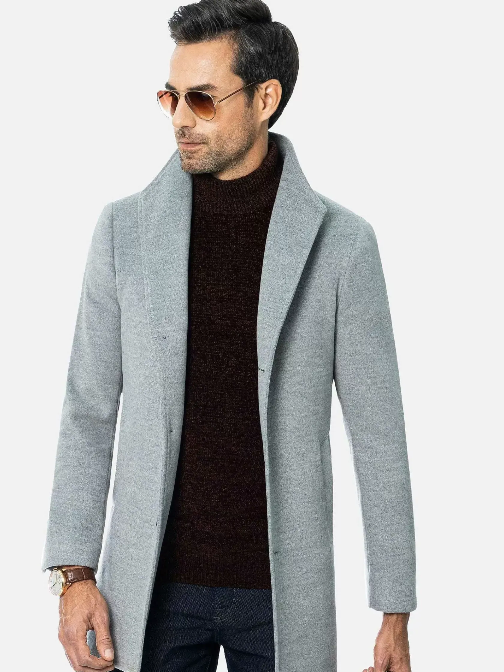 Wam Denim Sweaters|Truien 77539 Chandolin Brown