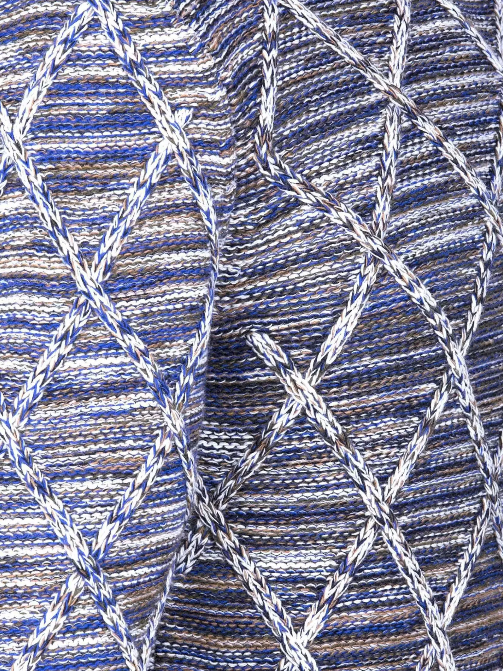 Wam Denim Truien|Truien 77520 Flinn Grey Royal Blue