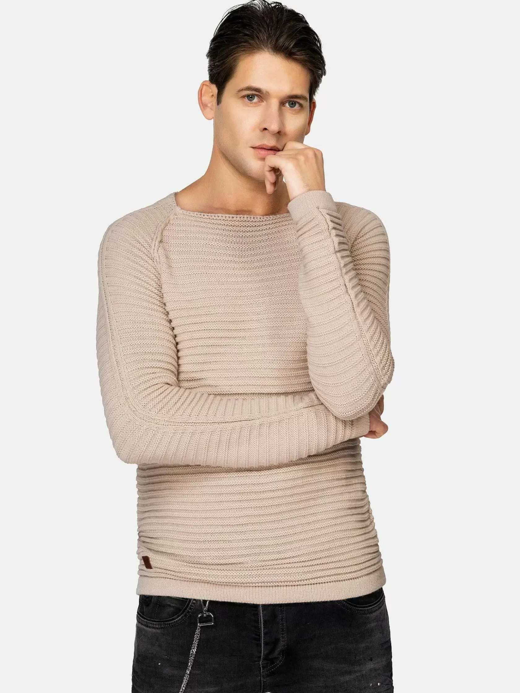 Wam Denim Sweaters|Truien 77521 Ilay Off White