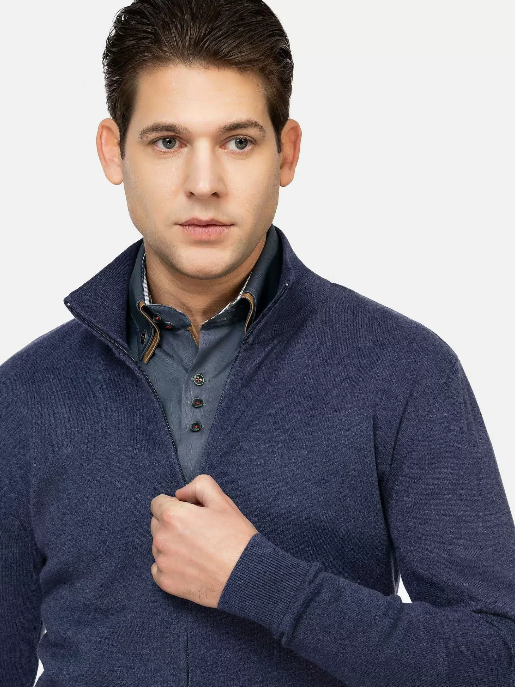 Wam Denim Truien|Truien 77537 Keith Navy