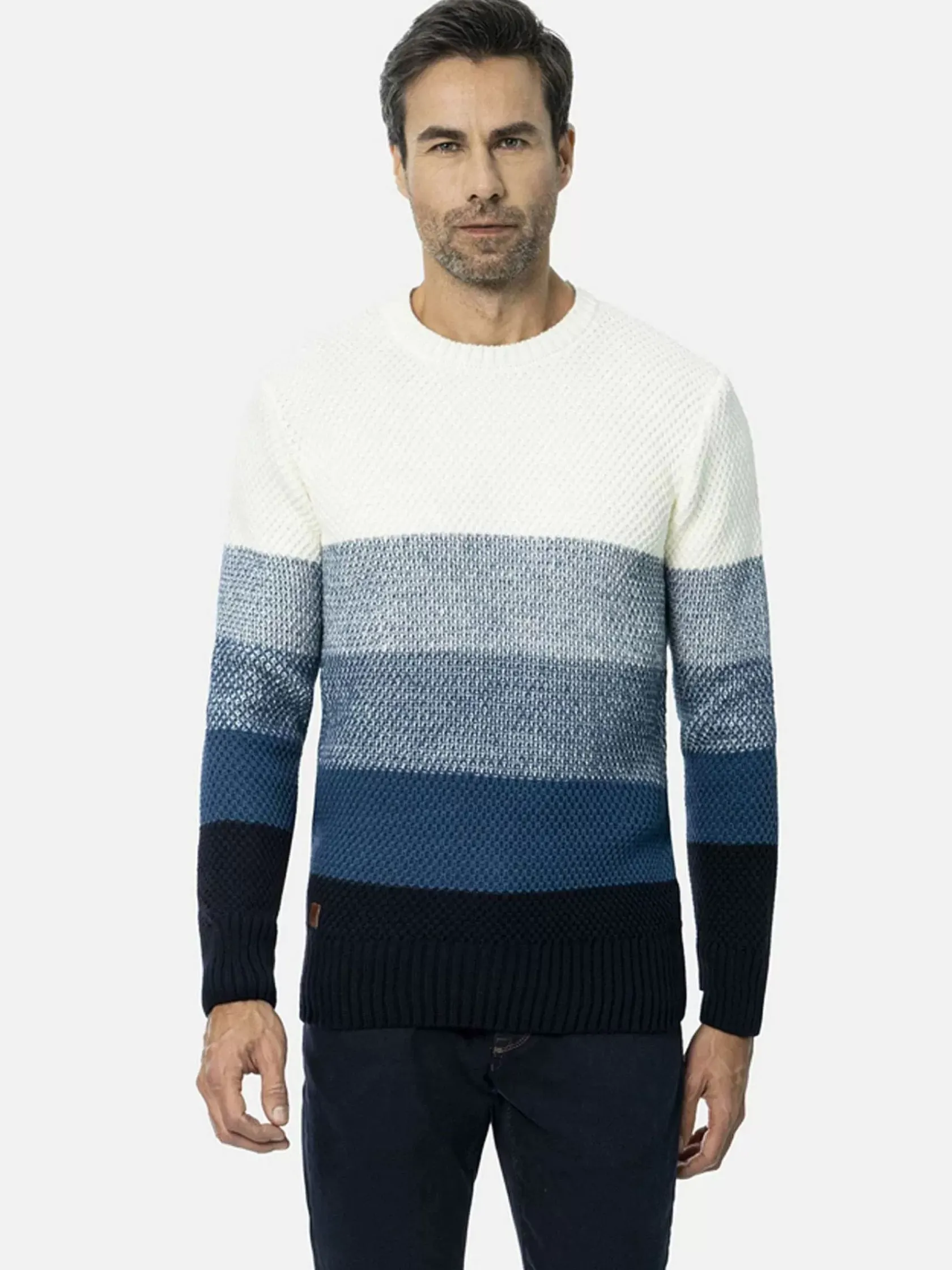 Wam Denim Truien|Truien Louie Off White Blue