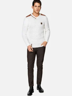 Wam Denim Truien|Truien 77513 Pachuca Off White