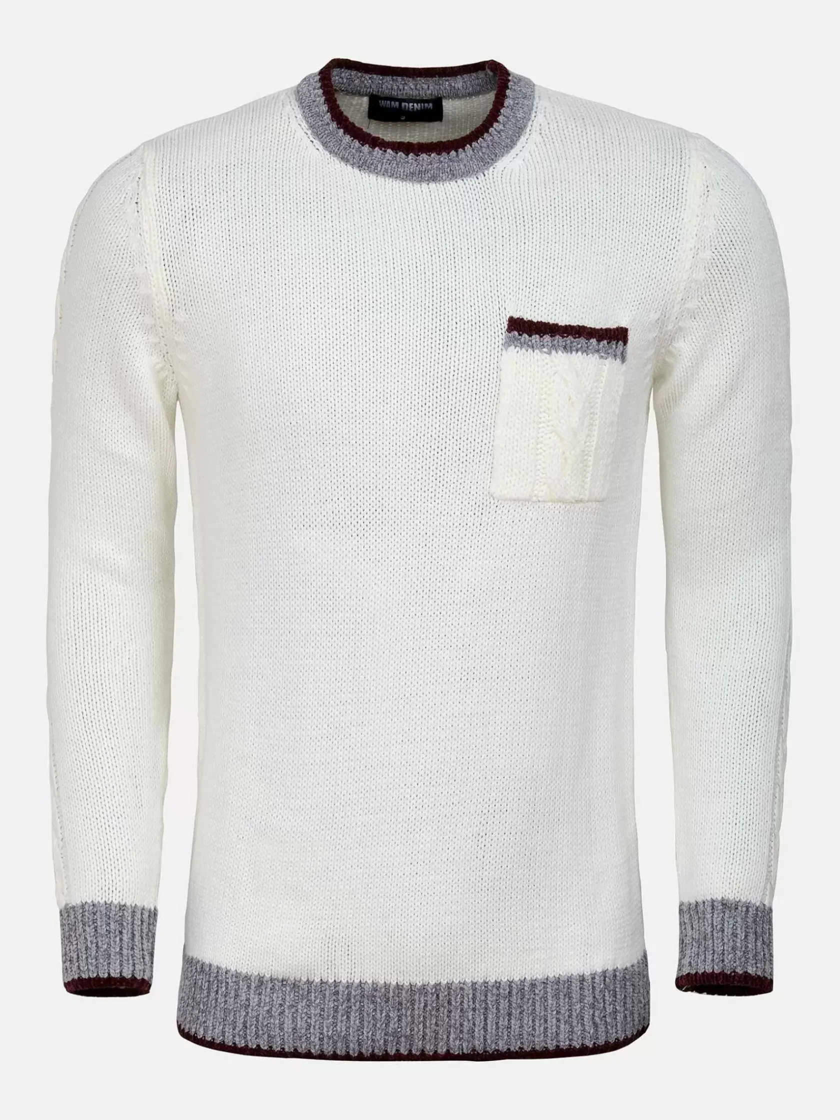 Wam Denim Truien|Truien 77519 Sisal Off White