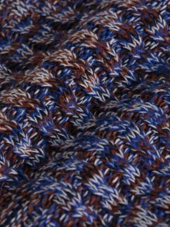 Wam Denim Truien|Truien Tuscon Royal Blue Brown