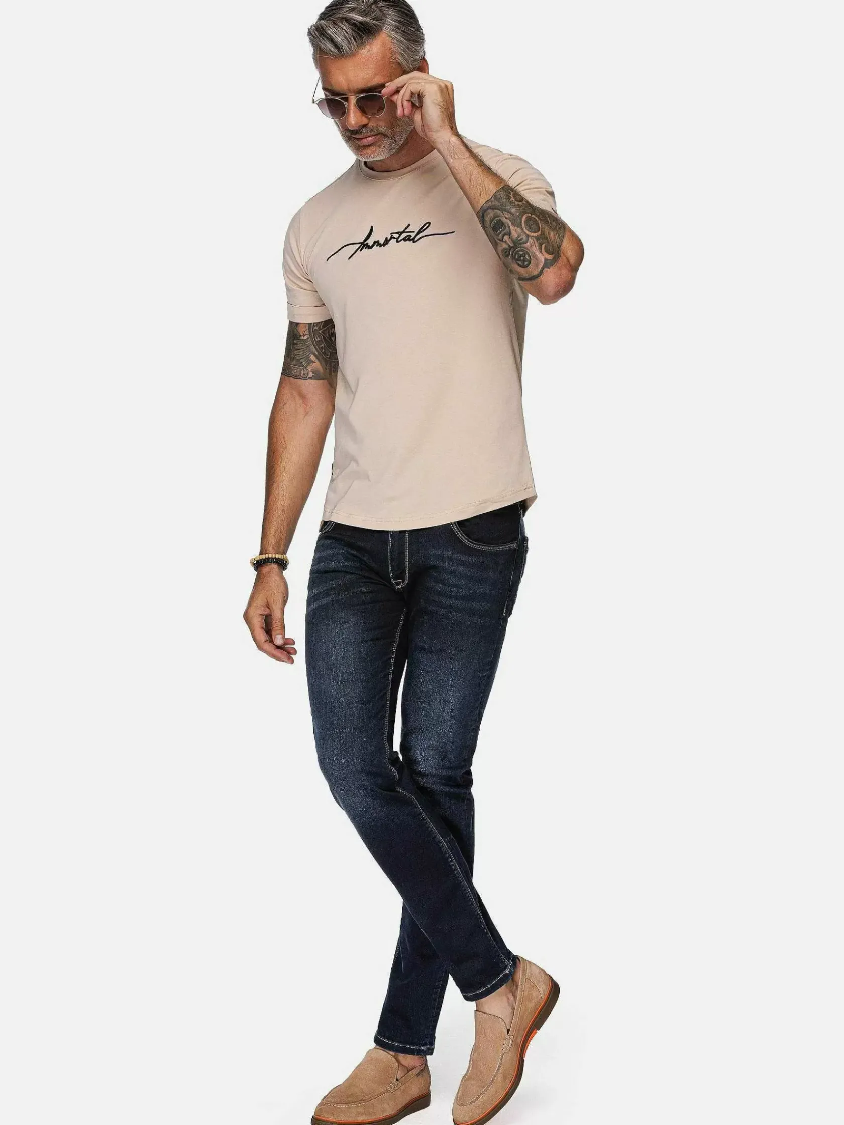 Wam Denim T-Shirts|T-Shirt 79529 Clemont Beige