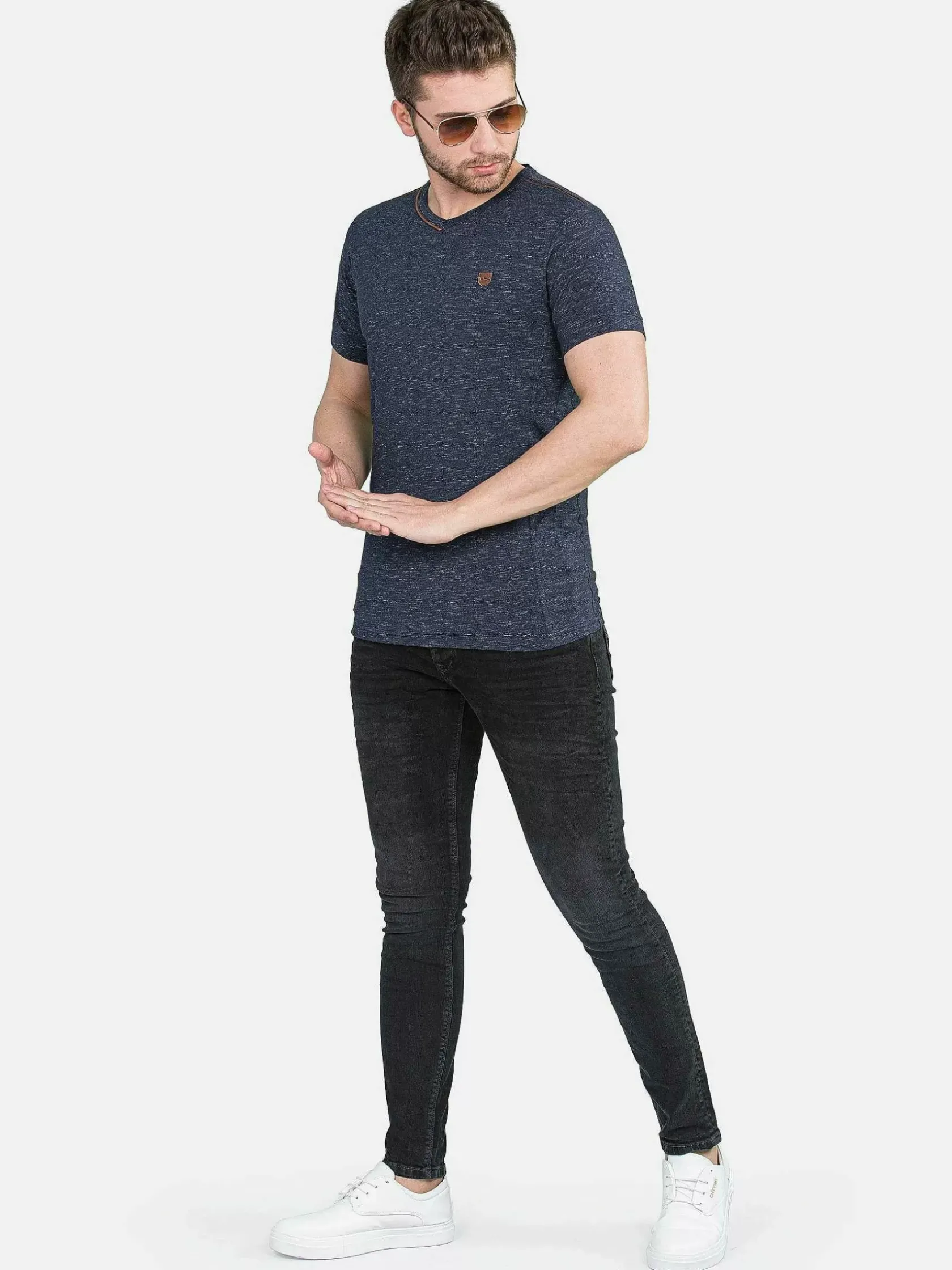 Wam Denim T-Shirts|T-Shirt 79511 Fatila Navy
