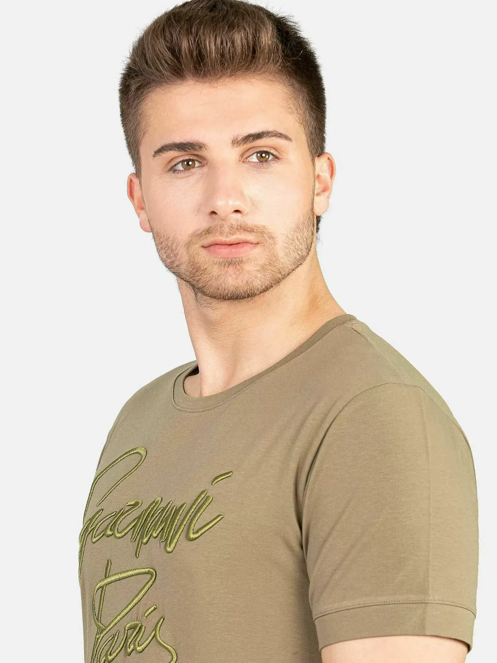 Wam Denim T-Shirts|T-Shirt 69116 Winston Salem Khaki