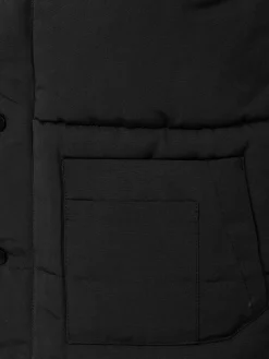 Wam Denim Bodywarmer|Velvet Crew Neck Black Bodywarmer
