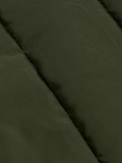 Wam Denim Bodywarmer|Velvet Crew Neck Green Bodywarmer