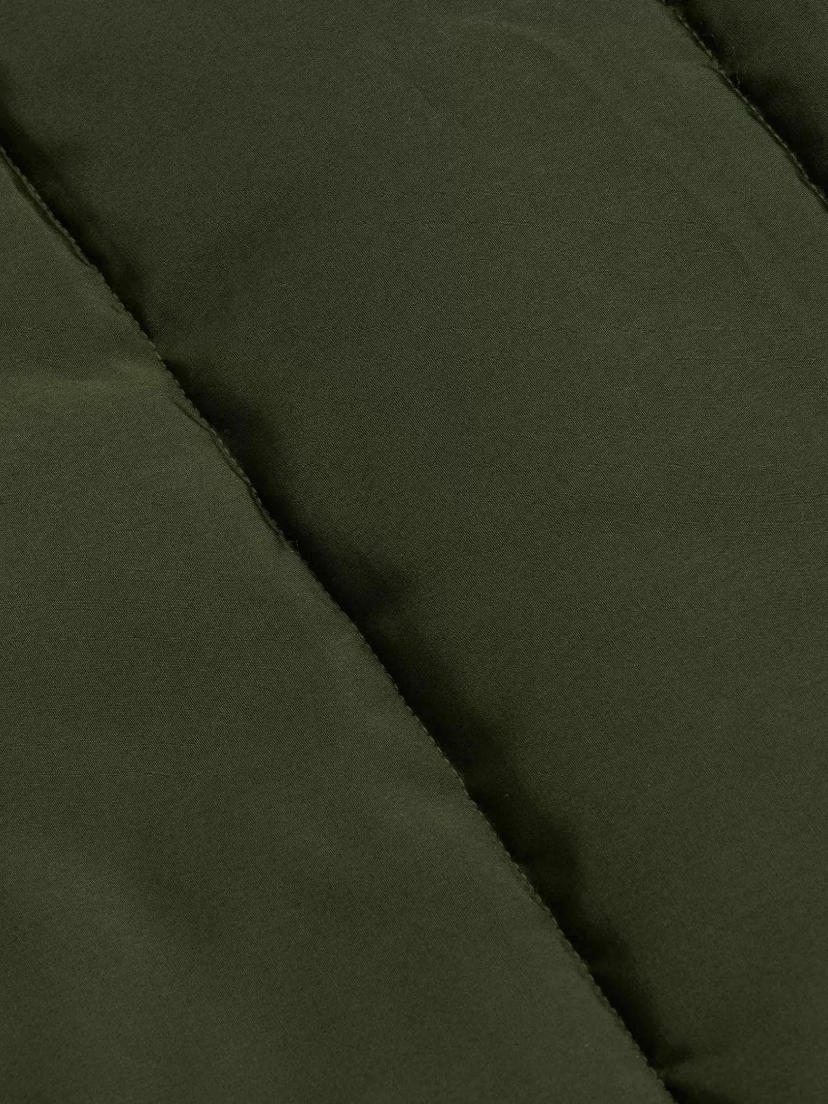 Wam Denim Bodywarmer|Velvet Crew Neck Green Bodywarmer