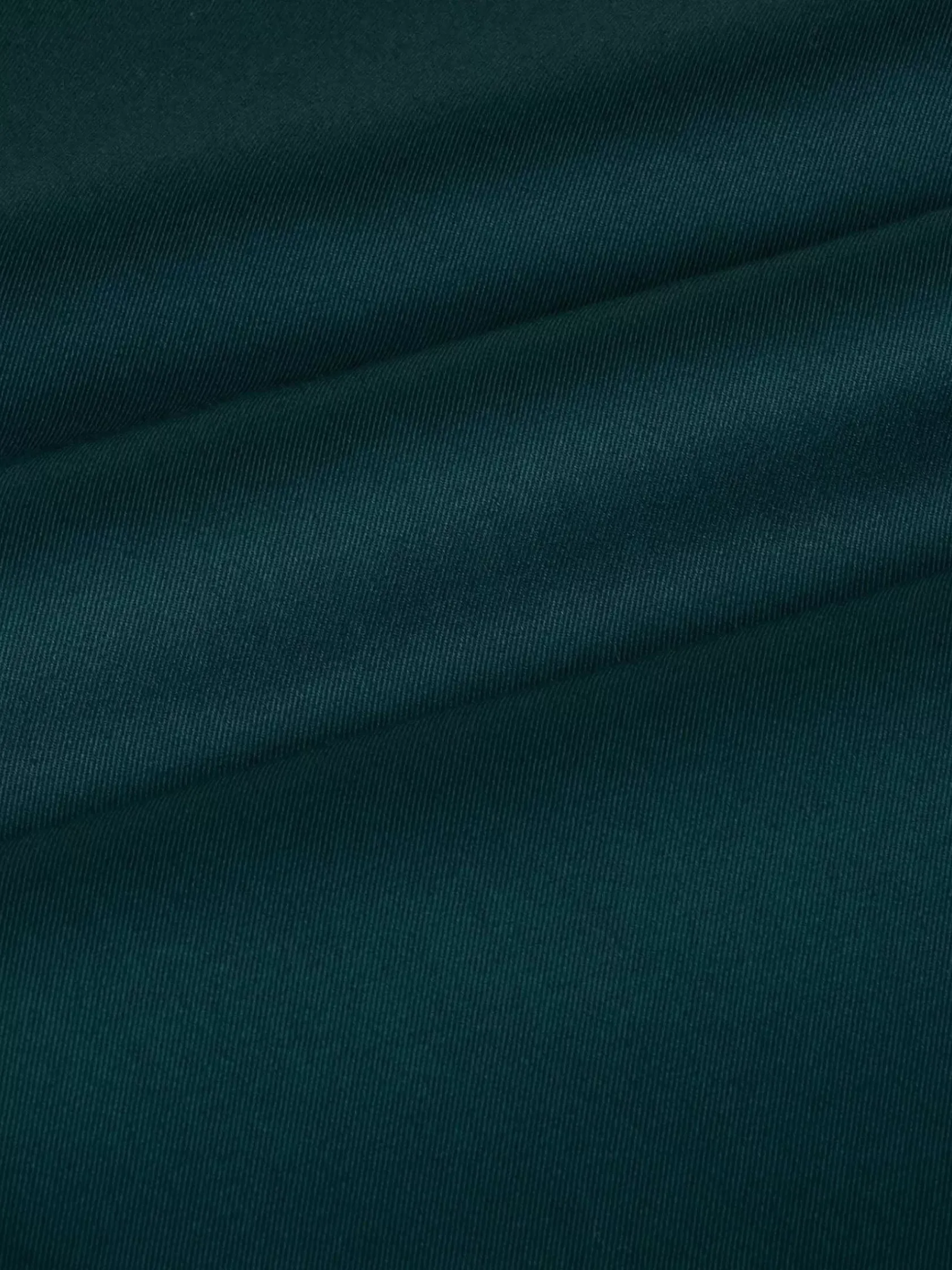 Wam Denim Overhemd Lange Mouwen|Vercelli Solid Petrol Overhemd Longe Mouw