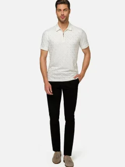 Wam Denim Polo'S|Vista Zipper White Polo