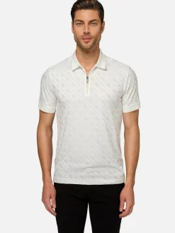 Wam Denim Polo'S|Vista Zipper White Polo